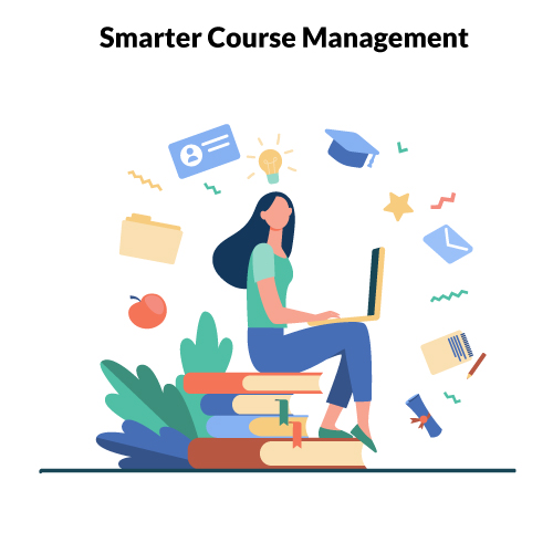 Course Management System from Educational ERP Software